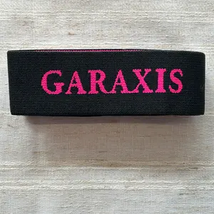GARAXIS 1Pcs Elastic Lace Melting Bands for Wigs Lace Front Edge Wrap in Pink and Black Pack of 1
