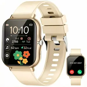 New Smartwatch Wireless Call/receive, Multiple Sports Modes, Camera Control, Message Notifications, Ultra-Thin Design, for Android & iPhone