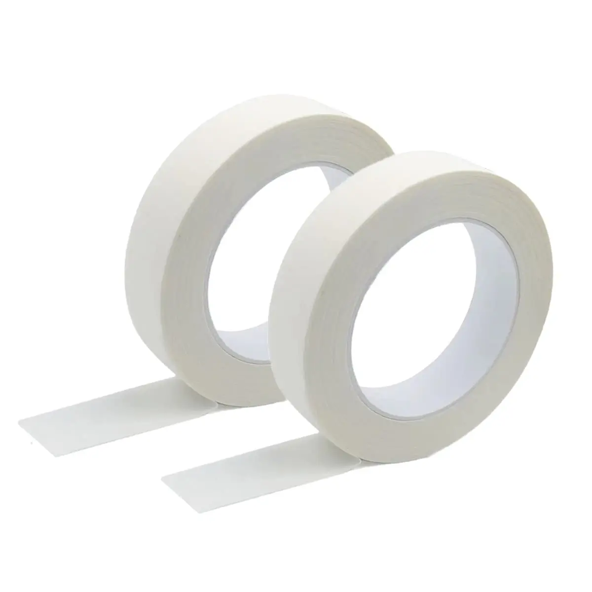 Beige White Masking Tape, 1 Inch x 55 Yards, 2 Rolls, Painters Tape for Painting, Home, Office, School Stationery, Arts, Crafts, Decoration