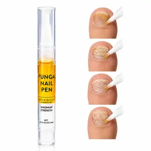 Nail Care Brush Pen, Precision Applicator for Dry, Rough and Dull-Looking Toenails, Daily Nail Conditioning Serum, 2.5mL, shiny nail finish, s footjock itch,foot jock itch,strength rejuvenation,Nail Repair