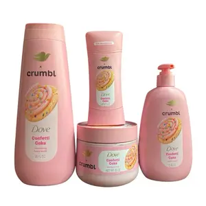 Dove Crumbl Confetti Cake Bundle - Nourishing Body Wash 20 Oz, Body Scrub 15 Oz, Deodorant 2.6 Oz, Hand Wash 12 Oz LIMITED EDITION Cleanser