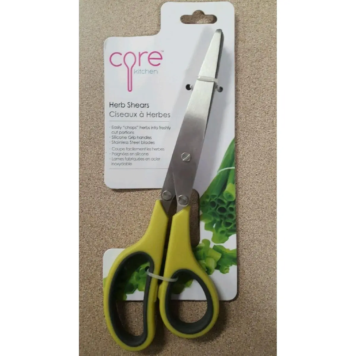 212 MAIN Kitchen Herb Scissors - Lime Green Kitchen Utensils for Herb Cutting