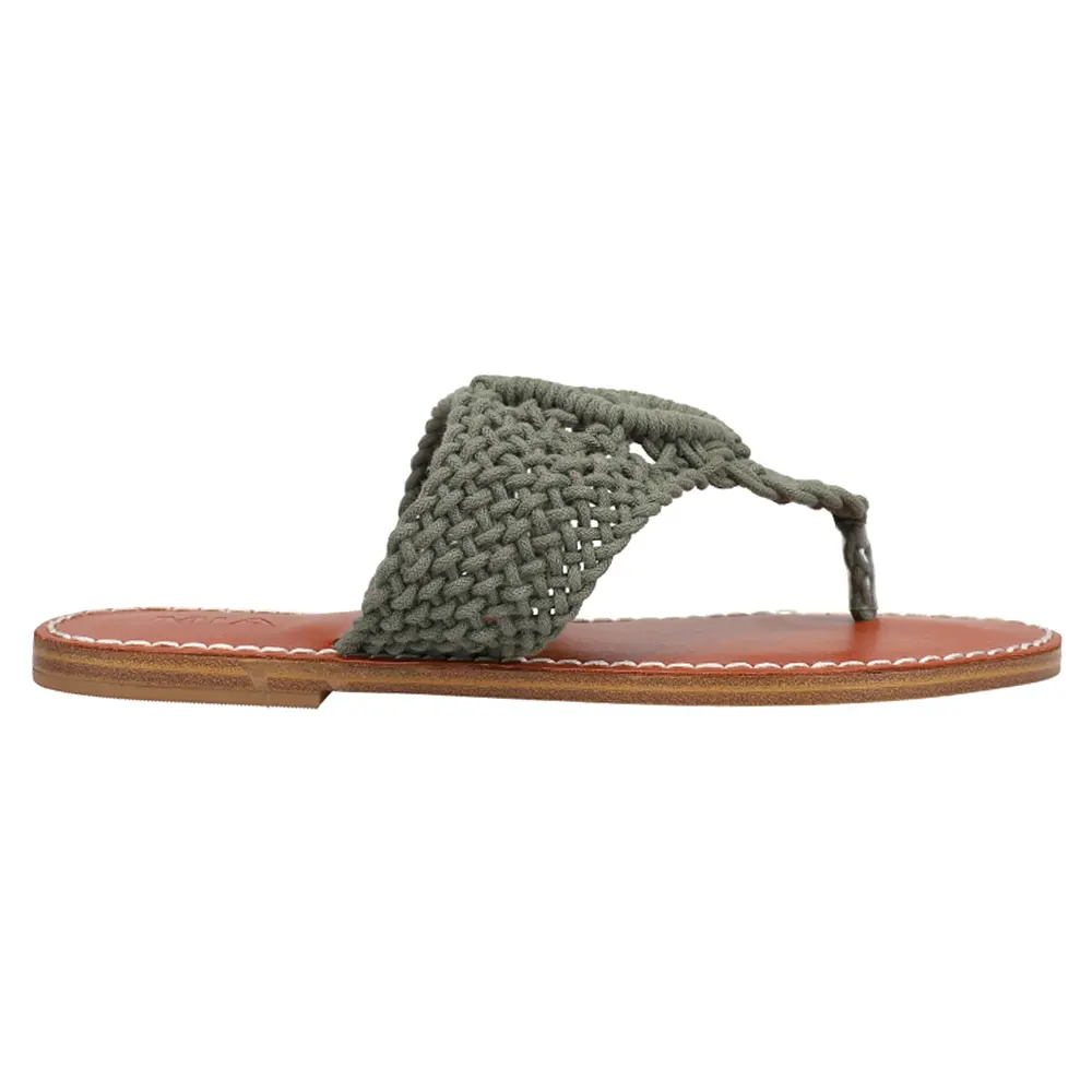 MIA Womens Vivian T-Strap Casual Sandals Casual - Green MIA Womens Vivian T-Strap Casual Sandals Casual - Green