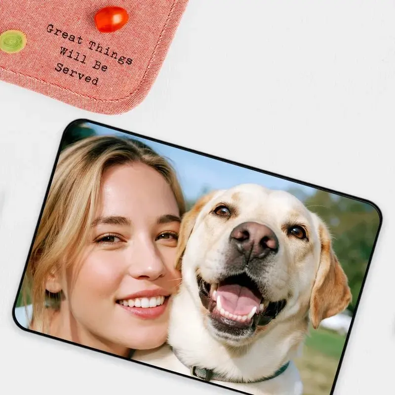 Custom Desk Mat with Uploadable Image Work & Pet PrintToucan