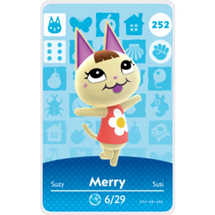 Merry - Villager NFC Card for Animal Crossing New Horizons Amiibo