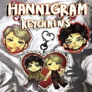 NBC Hannigram Keychains, Cute, Durable, And Perfect For Bags, Keys, Or Gifts. Great For Daily Use Or As Thoughtful Little Gifts For Your Friends And Yourself.