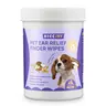 【New Arrivals】 HICC PET Dog Ear Finger Wipes 100 Pack - Remove Wax & Stop Odor - Anti Itch Ear Cleaner for Dogs & Cats - Coconut Oil, Gentle Pet Grooming Wipes for Puppies Dog Wipes for Itchy Ears Prevent Ear Infections Natural