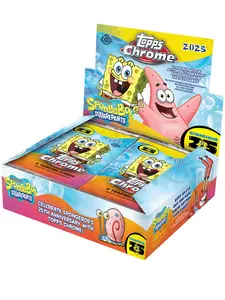 2025 Topps Chrome SpongeBob Squarepants HOBBY BOX 25th Anniversary