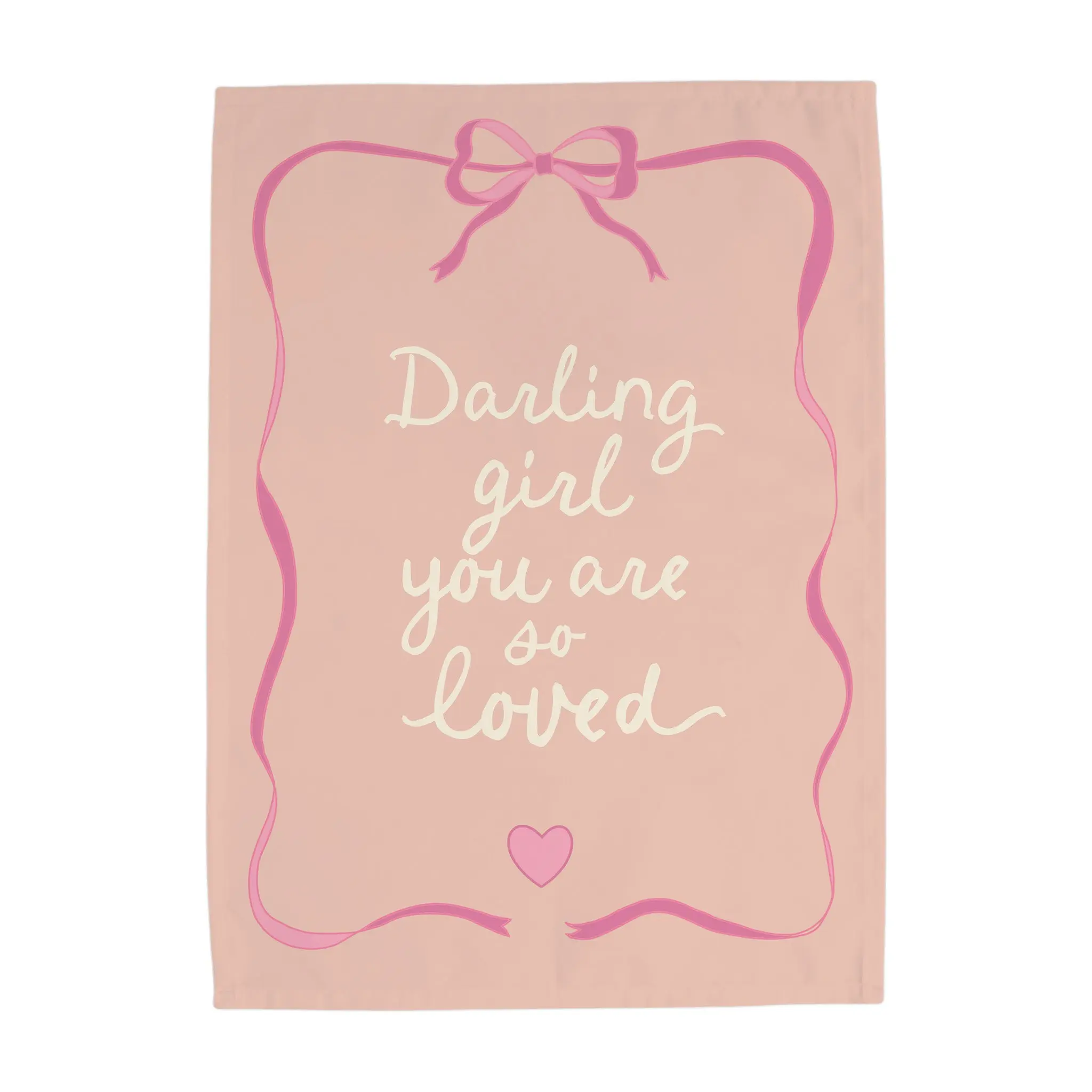 {Dark Pink} Darling Girl You Are So Loved Banner