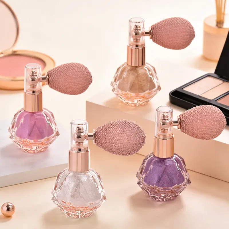 MIREDO Body Highlighting Powder，Fairy Dust Highlighting Powder，Shimmering Highlighter Powder Spray，Shimmering Highlighter Powder Spray cosmetic glitter result shimmer glow