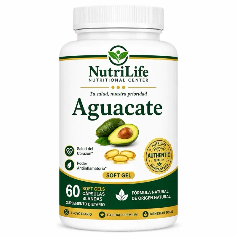 Pure Avocado Oil Complex – Vitamin-Infused Softgels | Essential Omega & Nutrient Support | Daily Well-being & Health Balance