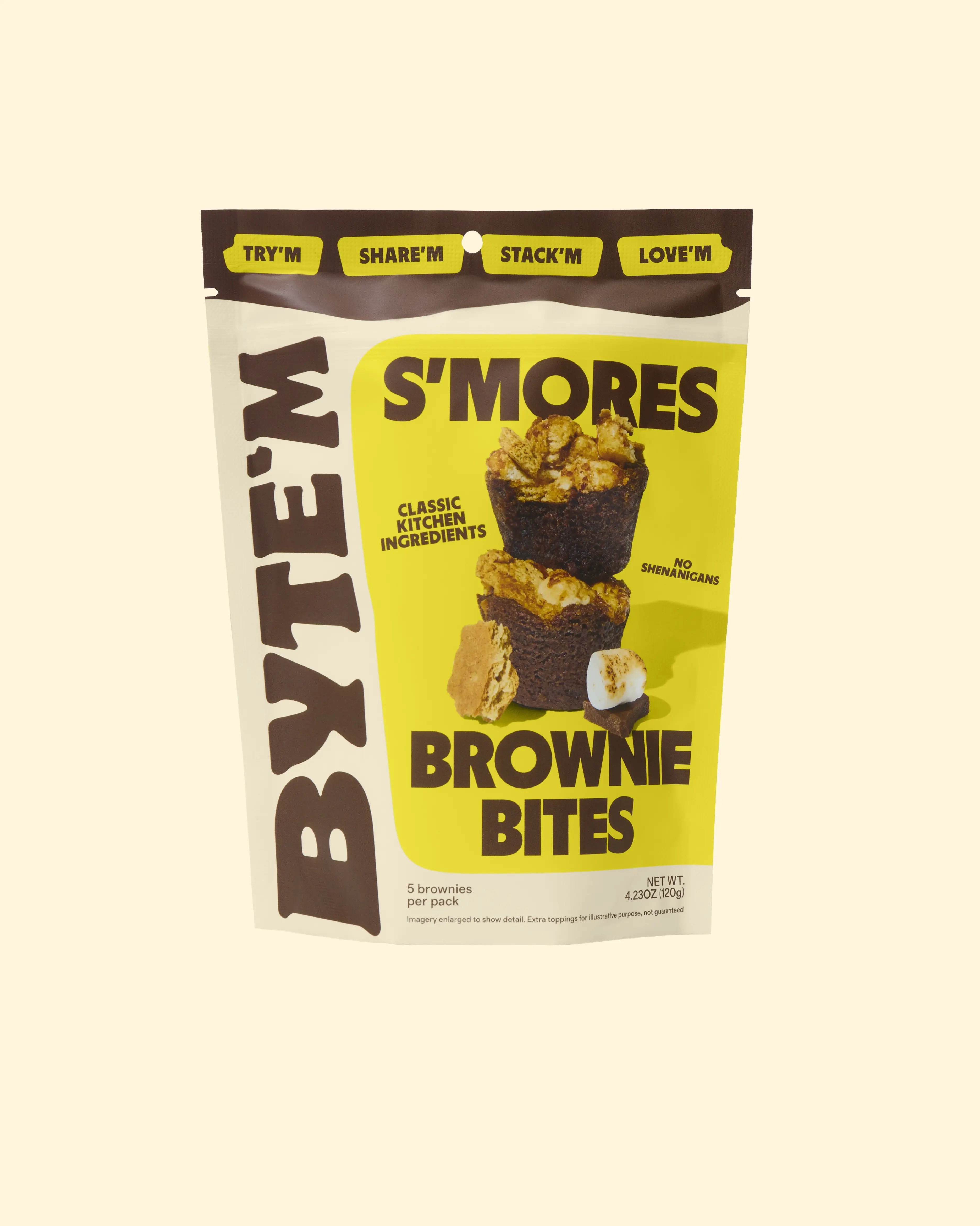 Smokey S'mores - Brownie Bites Smokey S'mores - Brownie Bites