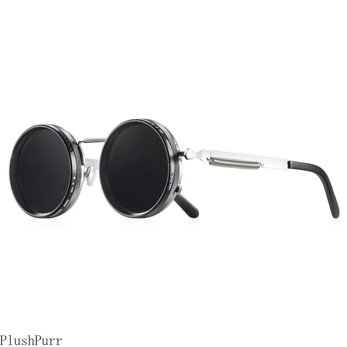 Retro Round Polarized Sunglasses UV400 Protection Lightweight Polycarbonate Retro Round Sunglasses | UV400 Eye Protection – ZENOTTIC Eyewear main image 2
