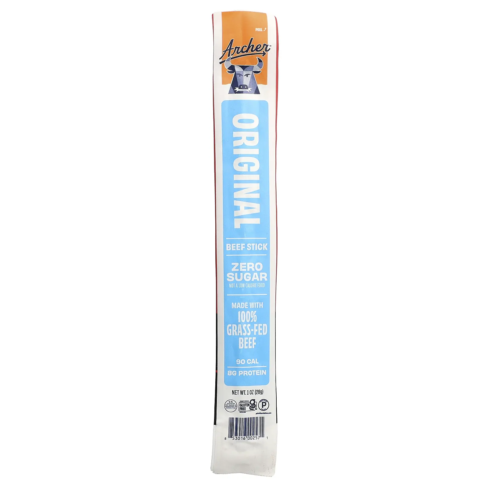 Country Archer Jerky Grass-Fed Beef Stick, Original, 1 oz (28 g) Country Archer Jerky Grass-Fed Beef Stick, Original, 1 oz (28 g)