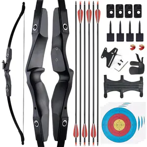 Right Hand Recurve Bow and Arrow Set for Adults - Takedown Archery Set for Beginner Youth & Teen - Outdoor Target Practice Kit with Arrows & Accessories-18/30/40 Lbs