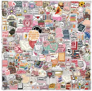 200Pcs Bookish Stickers for Kindle, Book Reading Booktok Aesthetic Stickers, Spicy Fantasy Journal Book Stickers for Adult Clear Case, Bookish Book Lover Gifts Skin Accessories, Mixed