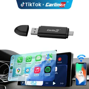 CarlinKit CarPlay Wireless Adapter Mini 2026- Auto Connect Online Update for iPhone, Apple CarPlay Wireless Adapter Convert OEM Wired CarPlay Cars, Wired to Wireless Plug & Play Dongle wireless carplay CarPlay Wireless Adapter with USB