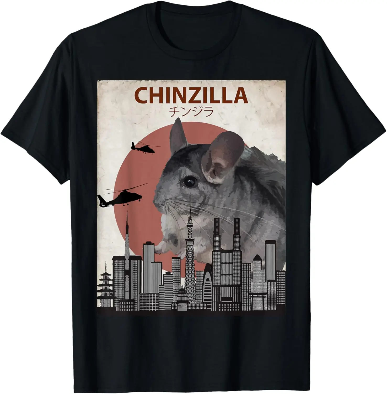 100% Cotton Chinzilla Funny Chinchilla T-Shirt | Chinchilla Lovers Gift T-Shirt