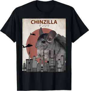 100% Cotton Chinzilla Funny Chinchilla T-Shirt | Chinchilla Lovers Gift T-Shirt