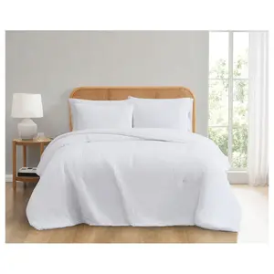 Truly Soft Textured Waffle Twin/Twin XL 2 PieceComforter Set