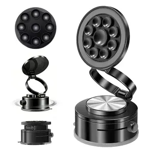 Magnetic Phone Holder for Car,Silicone Suction Cup Mount,360° Adjustable Designed for MagSafe Phone,General for Android,No need for a magnet sheet