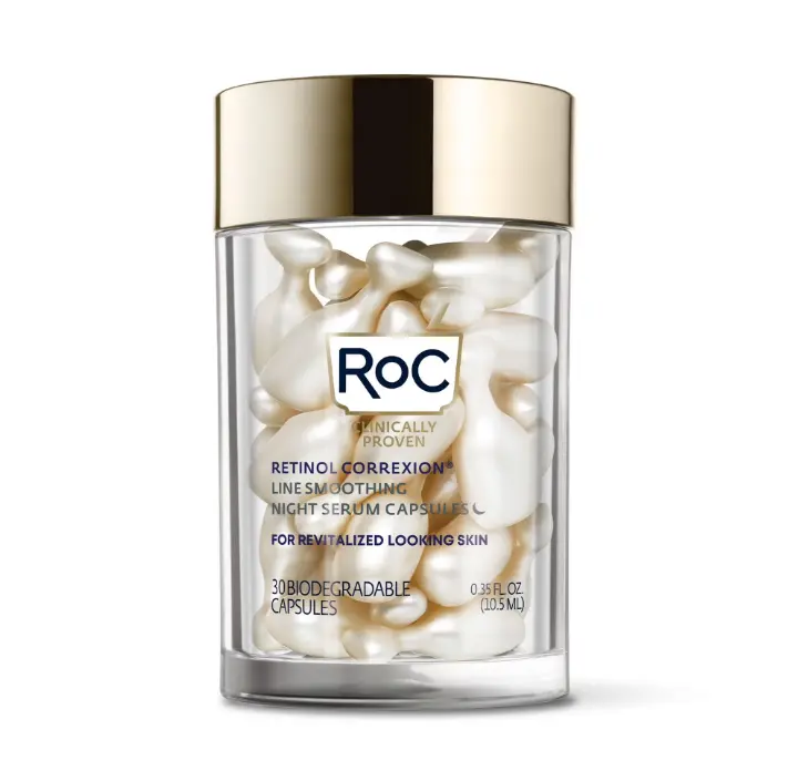 RoC Retinol Correxion Capsules, Anti-Aging Night Serum, Anti-Wrinkle Treatment, 30 Ct RoC Retinol Correxion Capsules, Anti-Aging Night Serum, Anti-Wrinkle Treatment, 30 Ct