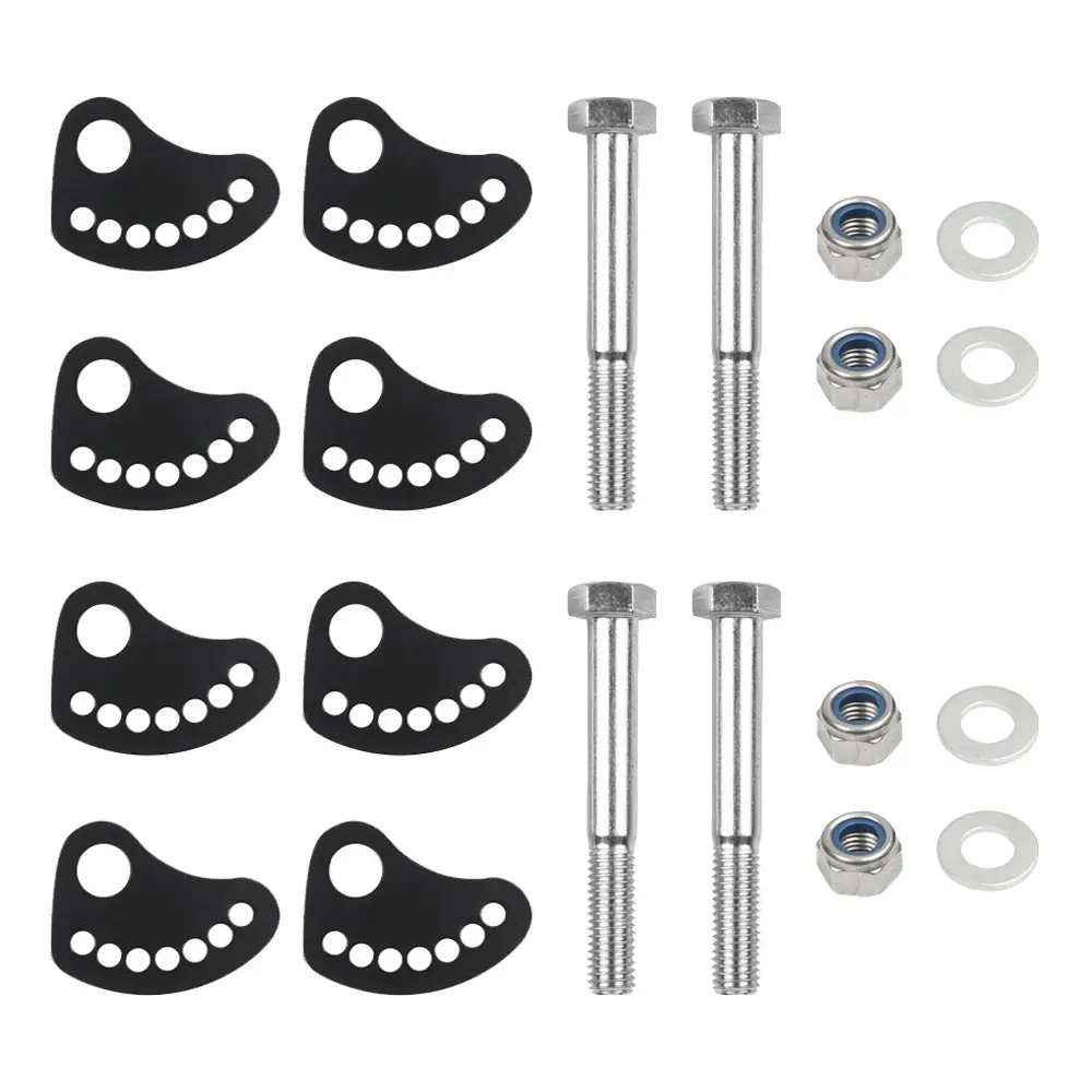 Upper Control Arm Alignment Cam BoltKit for Chevy Silverado GMC Sierra1500 2500, Camber Lock Alignment Fix For Silverado 99-18 Sierra 1500 Upper Arm Cam Bolt Kit, 4 Packs, 1999-2010 Gmc Sierra 2500 3500 Non-Hd + 2500 3500 Hd 2Wd 4Wd