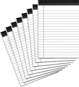 Note Pads 8 Pack 4x6 Inch White Mini Legal Pads Small Writing Pads Notepads College Ruled Paper Lined Paper Pads Scratch Pads Mini Notepad Grocery List To-Do List, 30 Sheet/Notepad