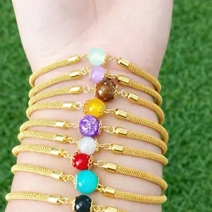 Stone Ajustable Bracelet cord
