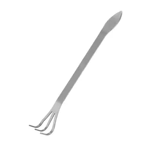 3-Prong Stainless Steel Root Rake for Bonsai – Perfect Soil Loosening Tool for Gardeners