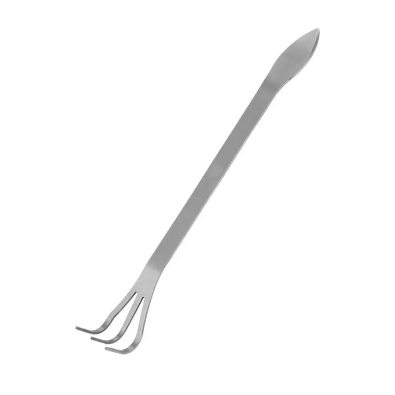 3-Prong Stainless Steel Root Rake for Bonsai – Perfect Soil Loosening Tool for Gardeners