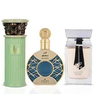 Luxure Woman by Rave, Manaal by Ard Al Zaafaran & Ghalya by Hamidi Eau de Parfum Sprays 100ml (3.4 oz) (Bundle)