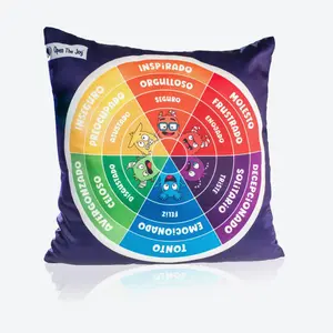 Emotions Wheel Pillow (English and Spanish)