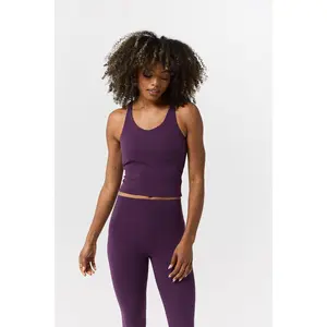 V Racerback Tank Top - Grape