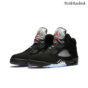 Retro Black metallic 2016 Fashion Classic sports shoes, outdoor running shoes, comfortable basketball shoes