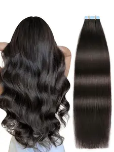 Tape-In Hair Extensions, Real Human Hair 10-30 Inches, Suitable for Women, Halloween Party Style, Seamless Tape Skin Fusion