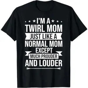 Twirler Costume Majorette Marching Band Quotes Baton Twirler T-Shirt