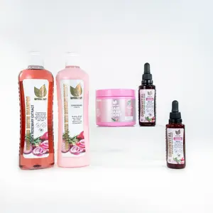 Natural Sant- Hair revitalizing Bundle, Onion Rosemary and Biotin set + Hair Boost Mask, Onionvital Hair Serum