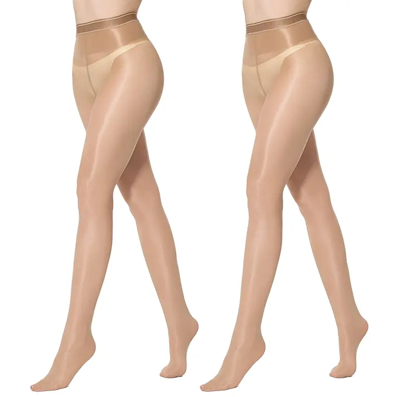 Cocco Shiny Pantyhose for Women Shimmer Tights Ultra Oil Glossy Stockings 60D Party Dance Tights