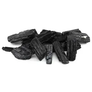 Black Tourmaline Raw Bulk 1 lb Large Schorl Stones Black Tourmaline Raw Bulk 1 lb Large Schorl Stones