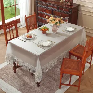 Transparent Table Cover Protector, Plastic Tablecloth, High-Quality Vinyl Table Mat, Suitable for Restaurant Kitchen Dressing Desk