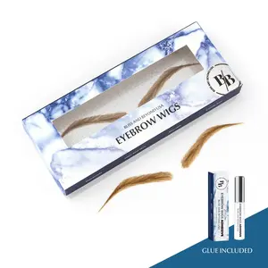 Real Hair Eyebrow Wigs - Las Vegas Style, Blonde Color