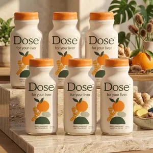 Liver Cleanse Detox & Repair Drops, Organic Milk Thistle Supplement with Turmeric, Dandelion, Ginger & Orange, Supports Liver Health, 2oz Liquid