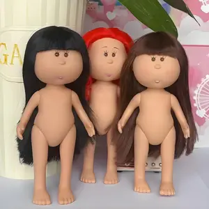 New 24cm Spain Cute Potato Doll Mia Dolls Anime BJD Vinyl Dress Up Doll Bean Eye Doll Children Companion Toys Girl DIY Toy Gifts