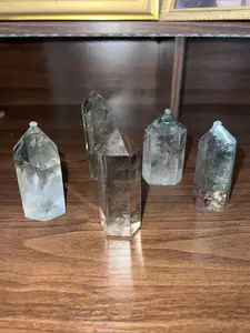 Garden Quartz Tower – Natural Phantom Crystal Point Garden Quartz Tower – Natural Phantom Crystal Point