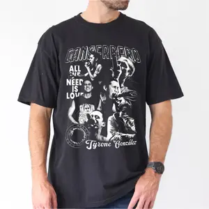 Camiseta Hombre Canserbero Rap Hip Hop Rapero Comfy Tee Pure Cotton Fabric Casual Soft-Washed T-Shirt Trendy Tops for Women for Men, Perfect Gift