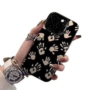 Unique Graffiti Handprint Phone Case - Streetwear Style Shockproof Cover for All iPhones X 11 12 13 14 15 16 17 PRO MAX PLUS iPhone case