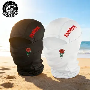 Musion Full Balaclava Riding Mask, Street Hip Hop Football Print Face Cap, Windproof Dustproof Multi-Functional, Unisex, Motorcycle Hiking Camping Skiing Outdoor Sports