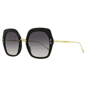 Isabel Marant Square Sunglasses IM0085S 2M29O Black/Gold 55mm