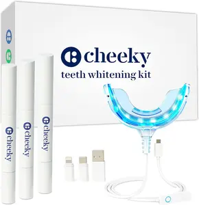 Cheeky LED Teeth Whitening Kit with Whitener Gel and Mouthpiece